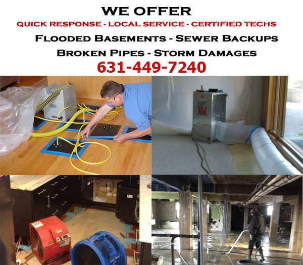 Oyster Bay, New York Flooded Basement Cleanup Services